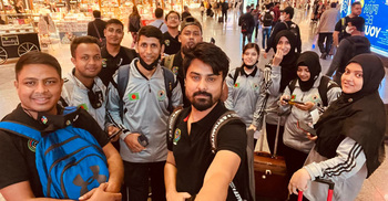 বিশ্বকাপ খেলতে গেলো শ্যুটিং দল