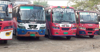 ৩২ ঘণ্টা পর সিরাজগঞ্জে বাস চলাচল শুরু