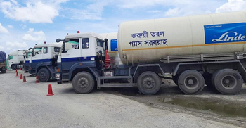 সিরাজগঞ্জে পৌঁছালো আরও ১৮২ টন তরল অক্সিজেন