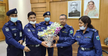 করোনা জয় করে কর্মস্থলে সিরাজগঞ্জের এসপি