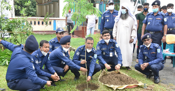 দিনাজপুরে এক লাখ গাছ লাগাবে পুলিশ