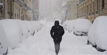 তুষারপাতে অচল স্পেন