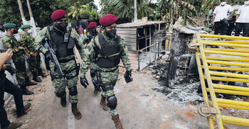 Sri Lanka declares emergency after violent protests