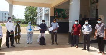 সুস্থ হয়ে বাড়ি ফিরলেন শেরপুরে করোনায় আক্রান্ত আরও তিনজন