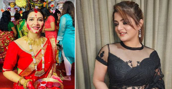 শ্রাবন্তী-শুভশ্রী-ঋতুপর্ণার জমজমাট দশমী