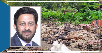 সিলেটে চামড়া ফেলে যাওয়ার বিষয়ে যা বললেন সেই চেয়ারম্যান