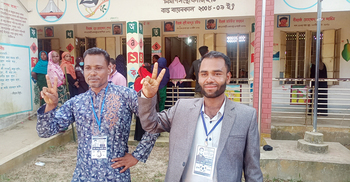 ভোট দিলেন সেই দুই ‘মৃত’ প্রার্থী