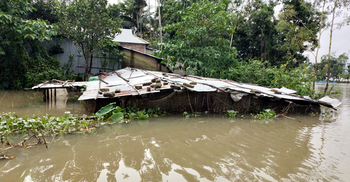 পানি কমলেও এখনও বিপৎসীমার ওপরে সুরমা