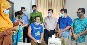 হল খোলার আগেই শাবিপ্রবিতে টিকাদান শুরু