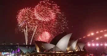 World rings in the new year amid wildfires, protests