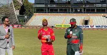 Zimbabwe win toss, choose to bat against Bangladesh in 3rd ODI