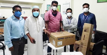 হাই ফ্লো ন্যাজাল ক্যানোলা দিলেন টাঙ্গাইলের দুই এমপি