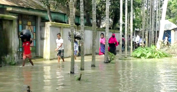 টাঙ্গাইলে বাড়ছে নদীর পানি, শতাধিক গ্রাম প্লাবিত