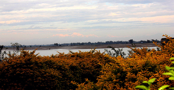 তিস্তা ব্যারাজ থেকেও দেখা মিলছে কাঞ্চনজঙ্ঘার