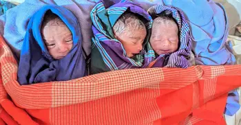 Netrakona woman gives birth to triplets