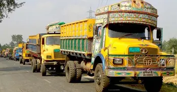 Drivers of truck, covered van announce indefinite strike