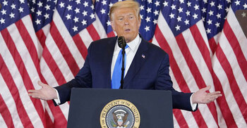 Trump opens lawsuits as path to victory narrows