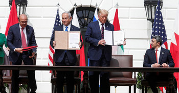 UAE and Bahrain sign US-brokered deals with Israel, breaking longtime taboo
