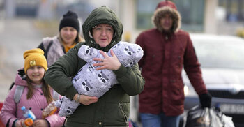 Refugee count tops 1 million; Russians besiege Ukraine ports