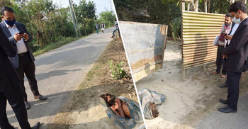 শরীরের দুর্গন্ধে কাছে ঘেঁষছিলেন না কেউ, এগিয়ে এলেন ইউএনও