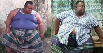 মারা গেলেন ৩০০ কেজি ওজনের মাখন মিয়া