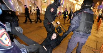 More than 3,500 detained at anti-war protests in Russia