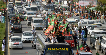 Thousands rally in Pakistan as pressure grows on Imran Khan