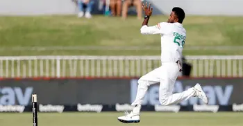 Elgar, Bavuma fifties put SA in front on seesawing day