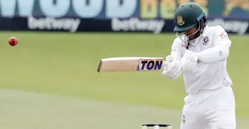 Bangladesh dismissed for 298 after Joy's epic 137