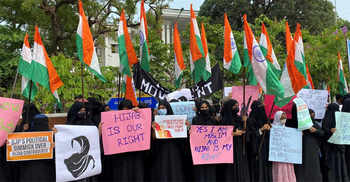 Hijab row: Petitions filed by students in limbo in India top court