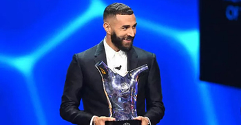 Benzema named UEFA Men's Player of the Year