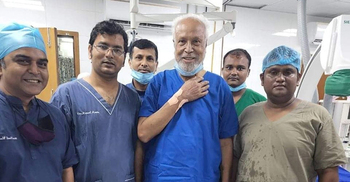 Kader Siddique hospitalized after minor heart attack