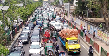 বিধিনিষেধেও রাজধানীতে তীব্র যানজট
