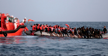 Europe-bound ship carrying refugees capsizes off Tunisia, 20 dead