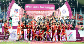 Victorious Bangladesh women's football team return home today