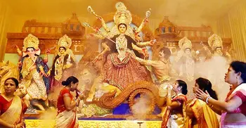 Durga Puja starts with Maha Shasthi