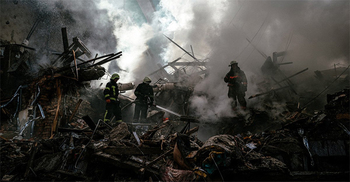 Death toll from missiles on Ukraine town rises to 17