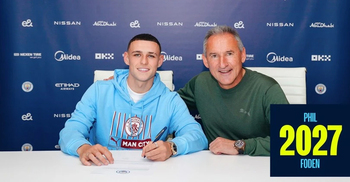 Foden signs new deal with Man City until 2023