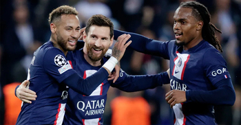 Paris St-Germain hit seven but Juventus go out