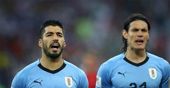 Suarez, Cavani in Uruguay’s World Cup Squad