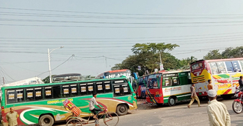 Bus strike called in Sylhet on the day of BNP's rally