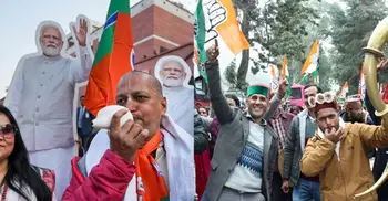 BJP's record win in Gujarat, Congress bags Himachal