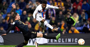 Barcelona survive scare against third-tier side