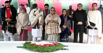 PM pays homage to Bangabandhu at Tungipara