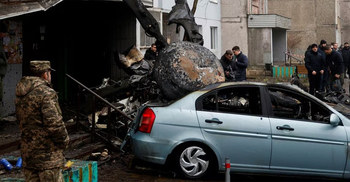 Ukraine helicopter crash kills 16 including interior minister