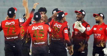 Liton, Rizwan shine in Cumilla's narrow win