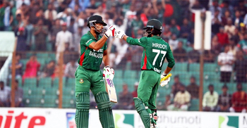 Shanto, Shakib dictate England to script Tigers' dominating victory