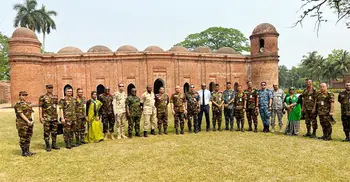 NDC's 23-member delegation visits Bagerhat