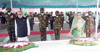 President, PM pay homage to Bangabandhu at Tungipara