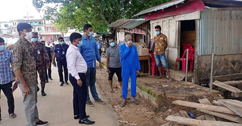 বাঘাইছড়িতে অবৈধ ২০ স্থাপনা উচ্ছেদ